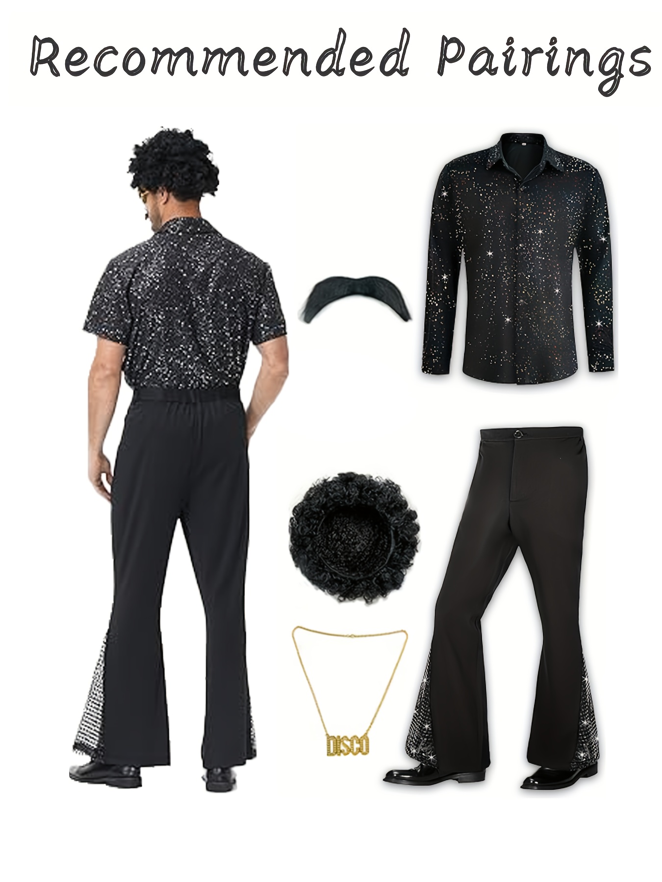 70s Men's Disco Costume for Halloween Parties